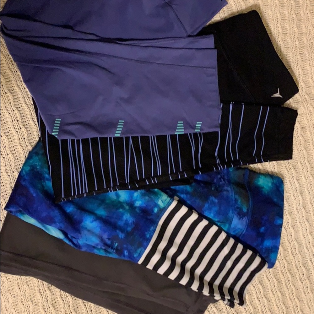 Lot of workout leggings